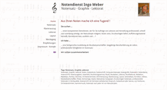 Desktop Screenshot of notendienst-weber.de
