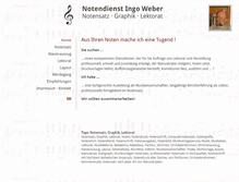 Tablet Screenshot of notendienst-weber.de